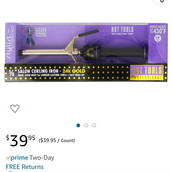 Curling Iron new 3/8" - Picture 5 of 5